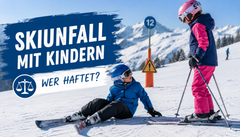 Kinder bei Skiunfällen – Haftung – Aufsichtspflicht – Versicherung