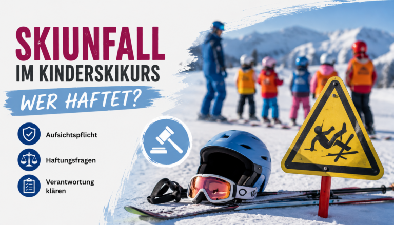 Skiunfall im Skikurs – Skischule | Haftung | Kinder